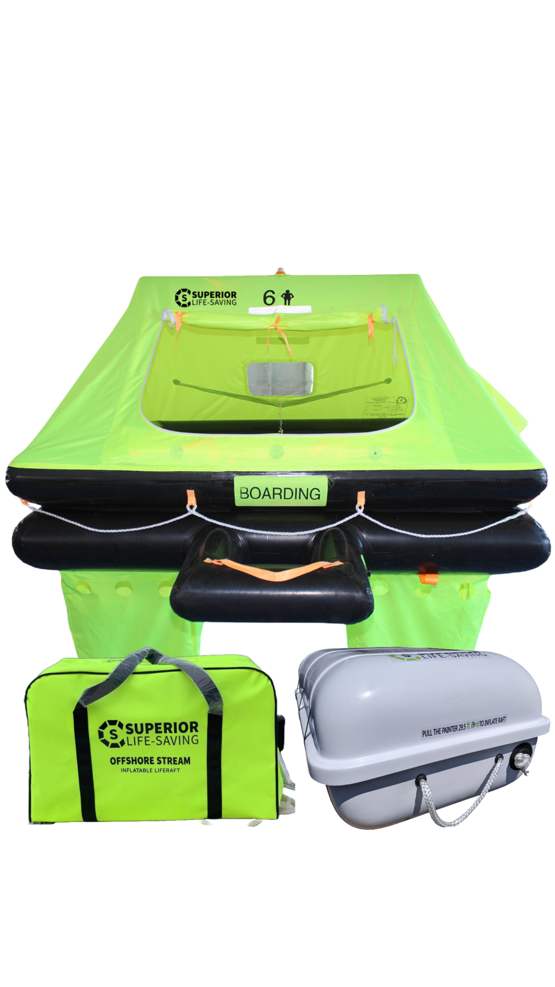 Offshore Stream Liferaft Front View